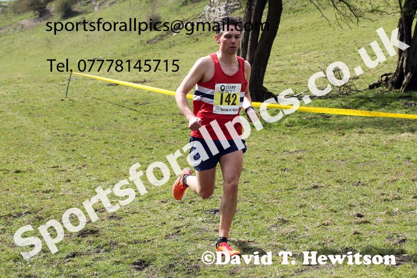 Masters men 2021 NECAA Cross Country Relays, Thornley Farm, Peterlee, Saturday, April 10th. Photo: David T. Hewitson/Sports for All Pics
